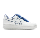 A Bathing Ape Bape Sta Patent Leather White Blue