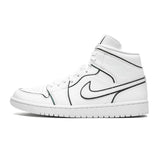 Jordan 1 Mid "Iridescent Reflective White"