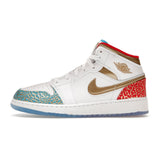 Air Jordan 1 Mid Sneaker School NC to Chicago