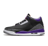 Jordan 3 Retro "Black Court Purple"