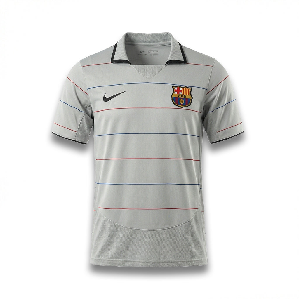 Barcelona 2003/04 Camiseta Visita Retro