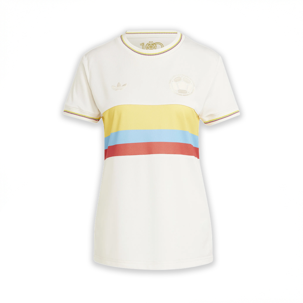 Camiseta Selección Colombia 100 Años Retro Mujer