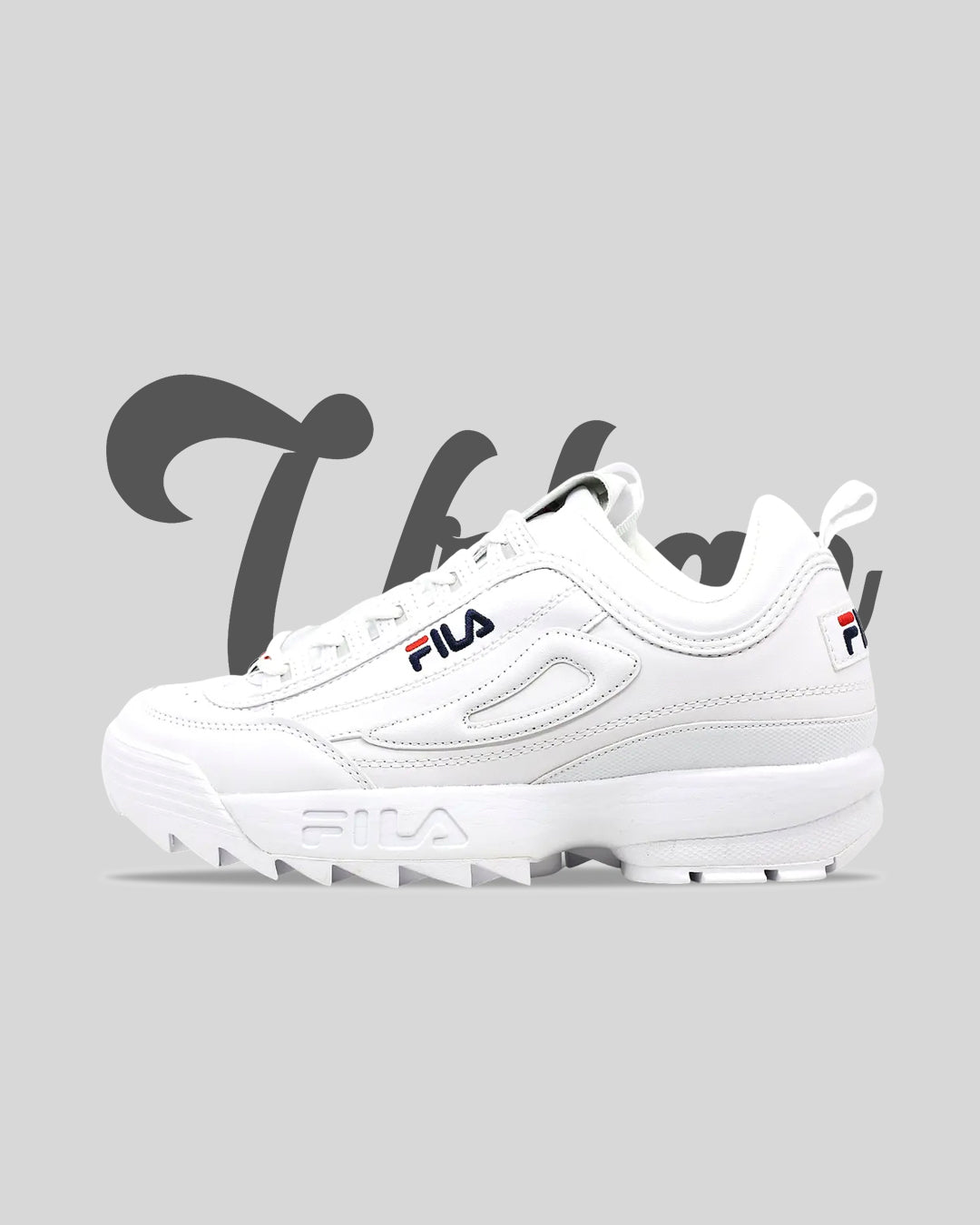 Fila Disruptor 2 Premium White Navy Red
