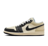 Jordan 1 Low SE Coconut Milk Black Muslin