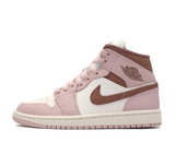 Jordan 1 Mid Pink Oxford Brown