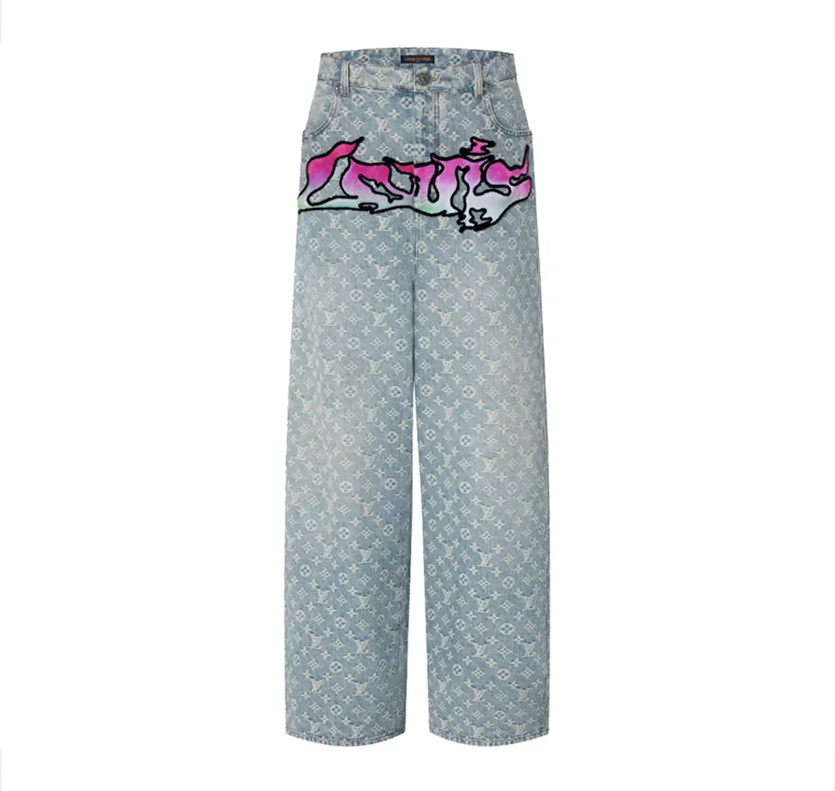 Louis Vuitton Baggy Denim Pants Indigo