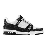 Louis Vuitton LV Trainer White Black White