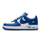 Louis Vuitton Nike Air Force 1 Low By Virgil Abloh White Royal