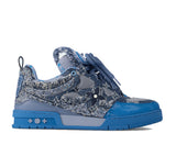 Louis Vuitton Skate Trainer "Blue Swarovski Monogram"