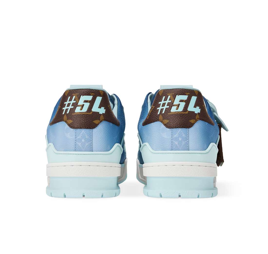 Louis Vuitton LV Trainer Sneaker “Blue Monogram Canvas”