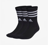 Medias adidas Negra Corta Pack x3