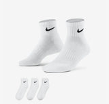 Medias Nike Blanca Corta Pack x3