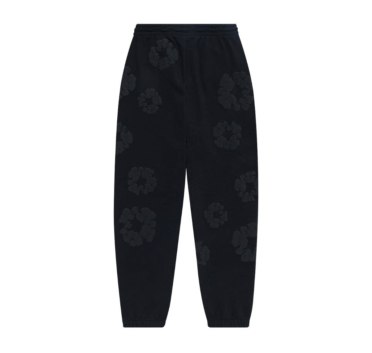 Denim Tears Mono Cotton Wreath Sweatpants Black