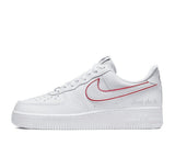 Nike Air Force 1 Low "Just Do It White Noble Green Metallic Silver University Red"