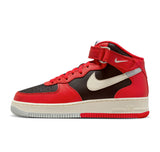 Nike Air Force 1 Mid LV8 "Split Black Red"