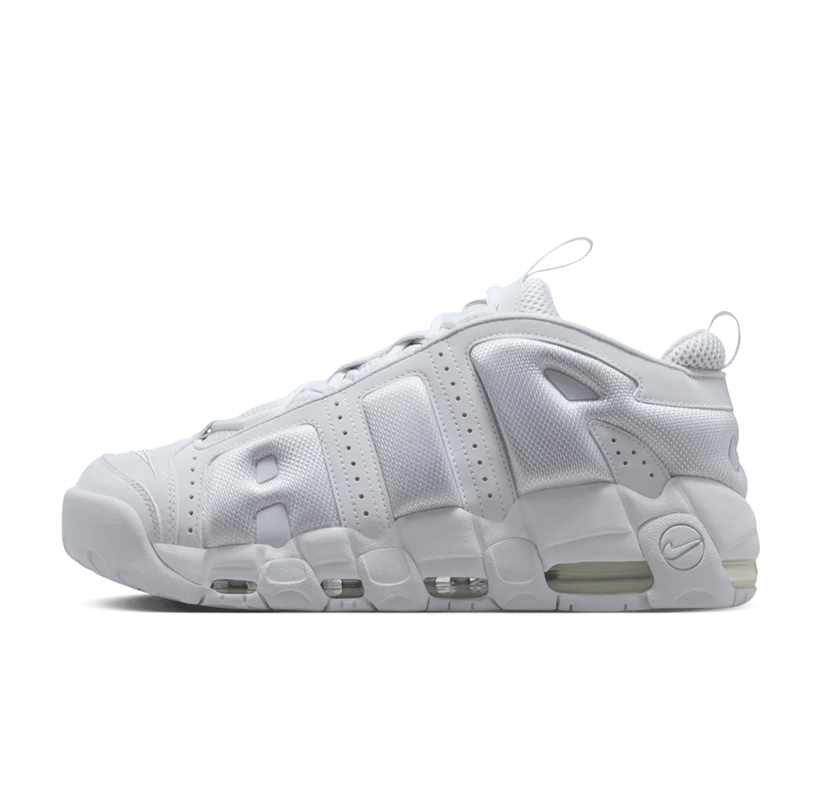 Nike Air More Uptempo Low Triple White