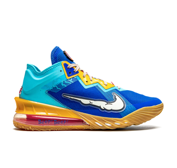 Nike LeBron 18 Low "Wile E. vs Roadrunner Space Jam" - vista alterna