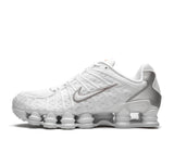 Nike Shox TL White Metallic Silver Max Orange