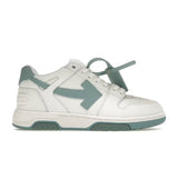 OFF-WHITE Out Of Office OOO Low Tops White Celadon