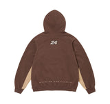 Supreme Division Hooded Sweatshirt Brown