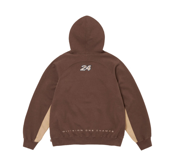 Supreme Division Hooded Sweatshirt Brown