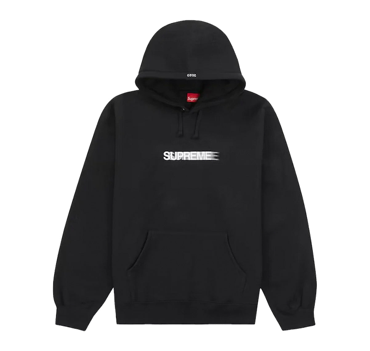 Supreme Motion logo Print Hoodie Black