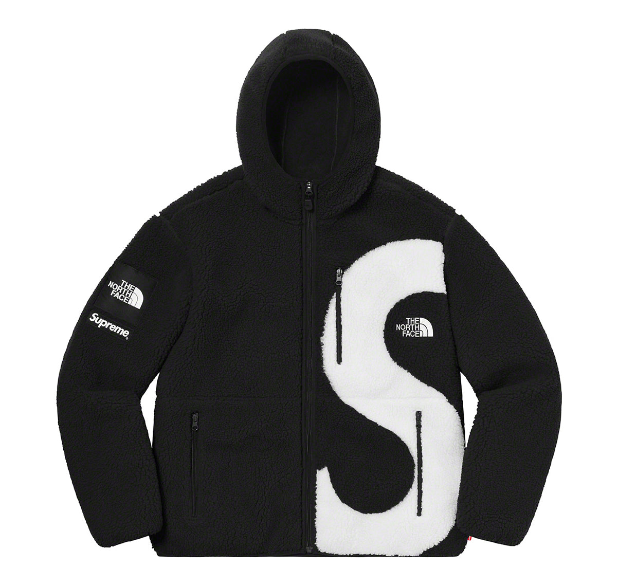 Supreme The North Face S Logo Fleece Jacket Black