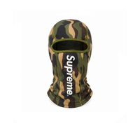 Supreme Logo Balaclava "Woodland Camo"
