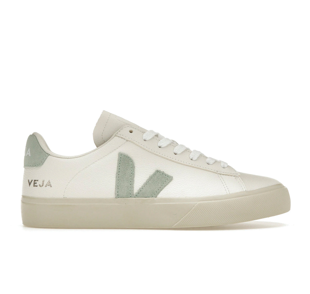 Veja Campo Low Chromefree Leather "White Matcha"