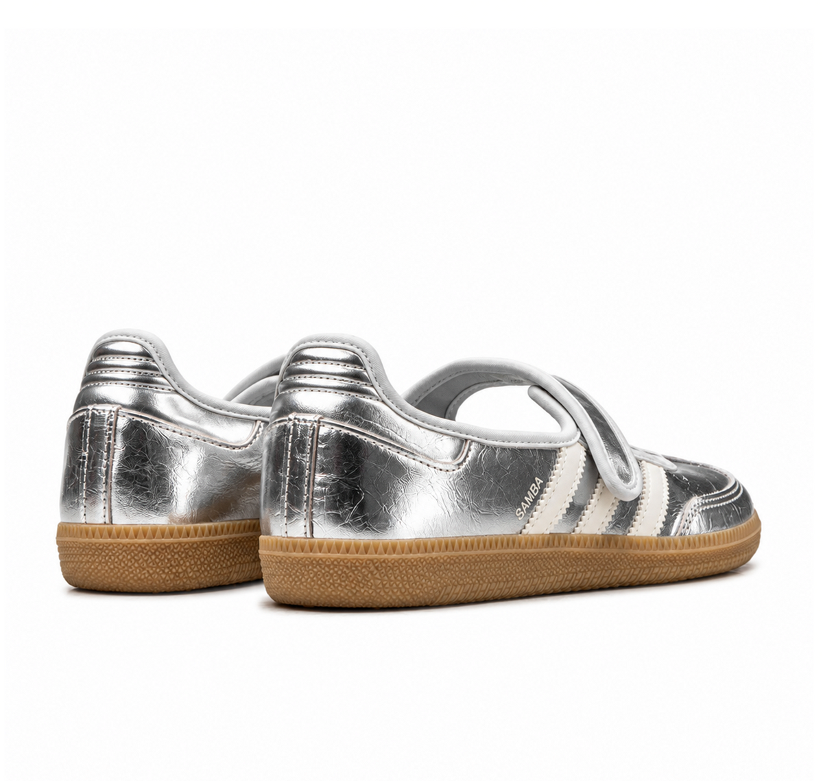 adidas Samba Jane "Silver Metallic Off White"