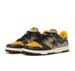 A Bathing Ape Bape SK8 Sta Vintage Black Yellow