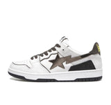 A Bathing Ape Bape SK8 Sta White Silver