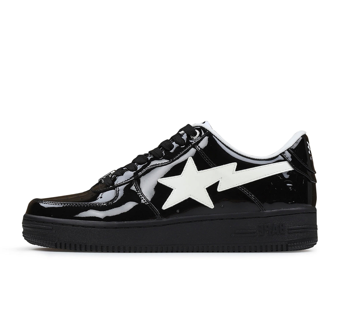 A Bathing Ape Bape Sta #2 Black Patent
