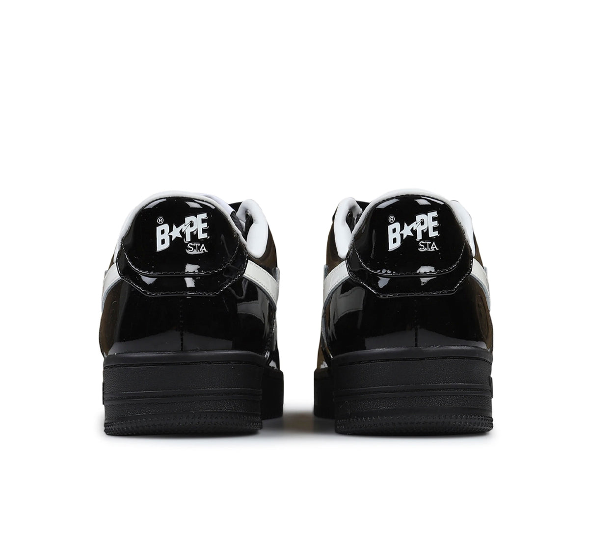 A Bathing Ape Bape Sta #2 Black Patent
