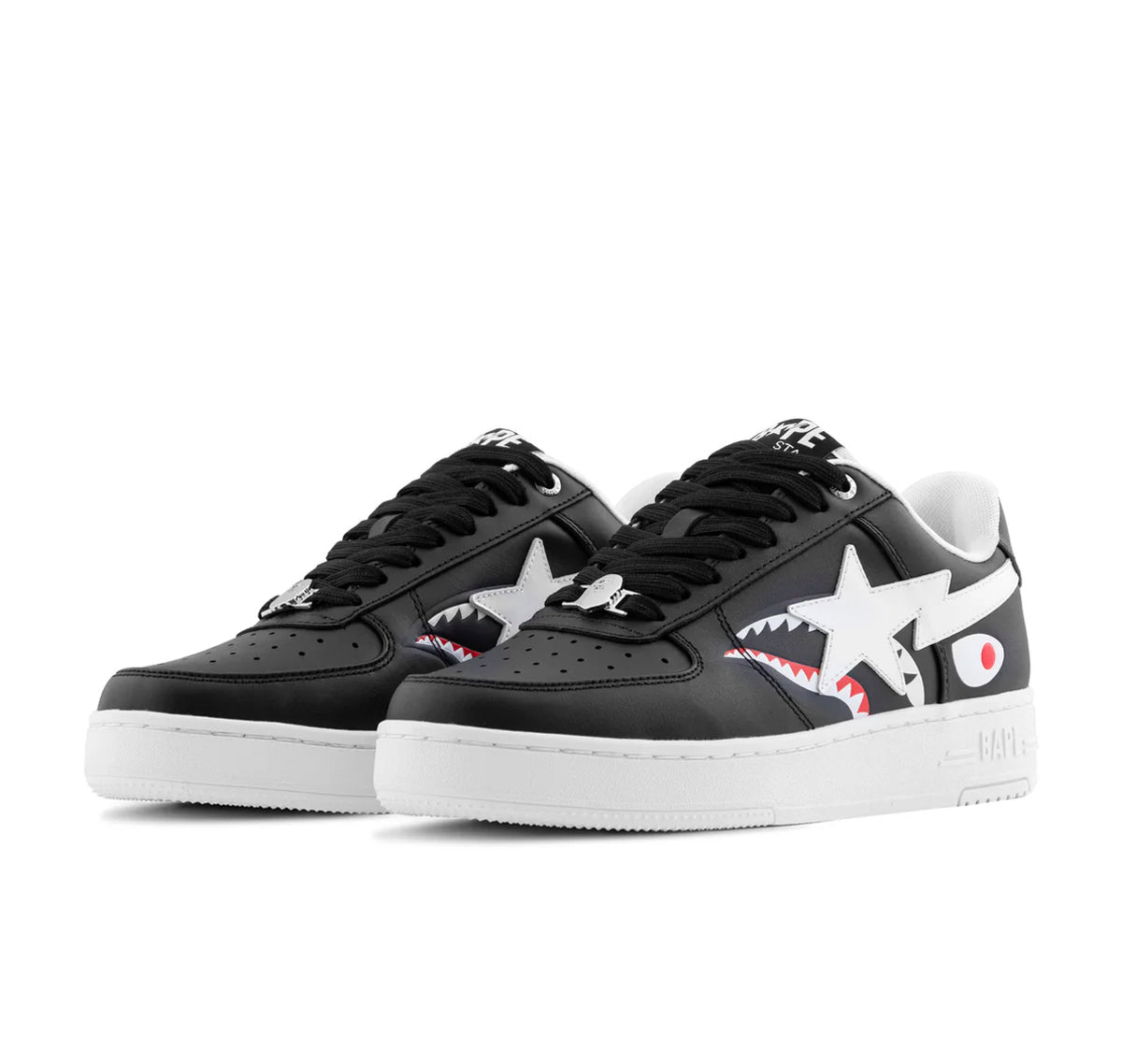 A Bathing Ape Bape Sta Low #2 "Shark Black"