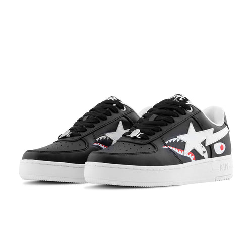 A Bathing Ape Bape Sta Low #2 "Shark Black"