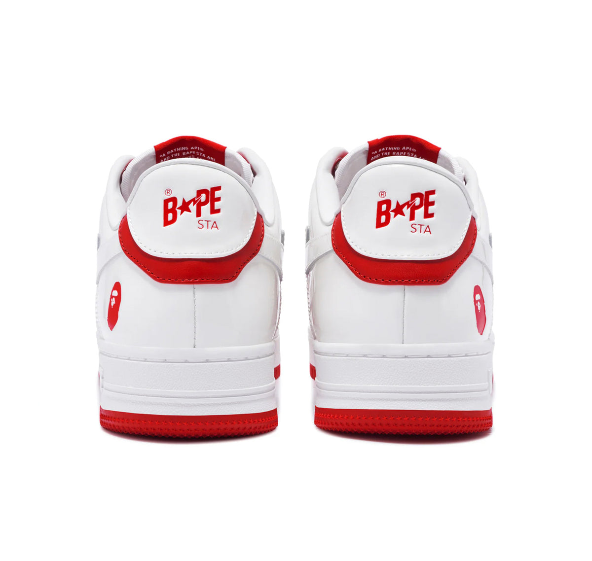 A Bathing Ape Bape Sta Low #6 Red