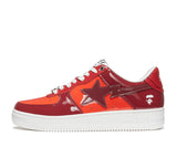 A Bathing Ape Bape Sta Low Color Camo Combo Red