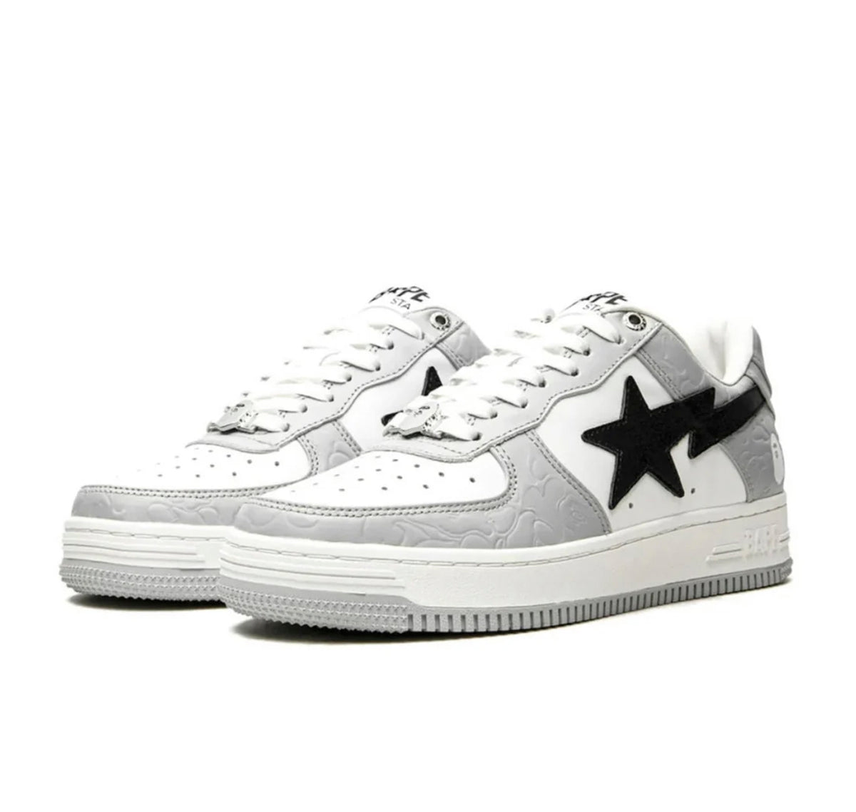 A Bathing Ape Bape Sta Low Grey Black