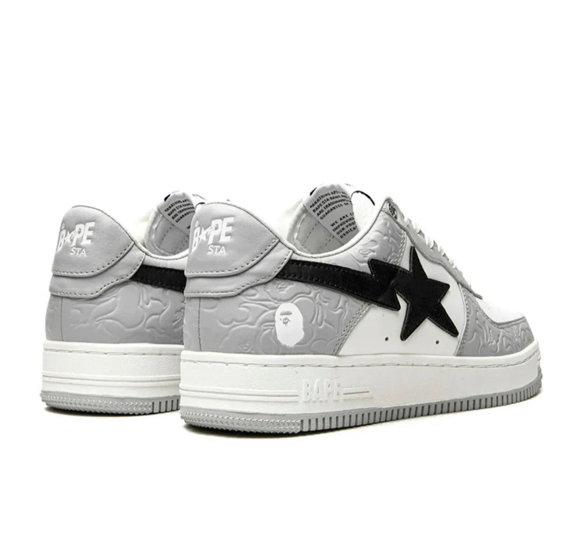 A Bathing Ape Bape Sta Low Grey Black