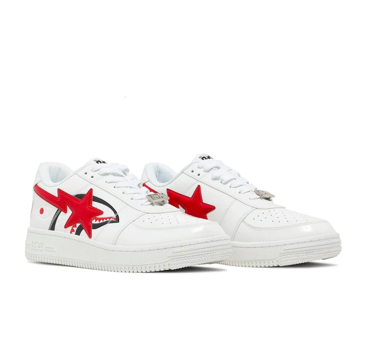 A Bathing Ape Bape Sta Low Shark White