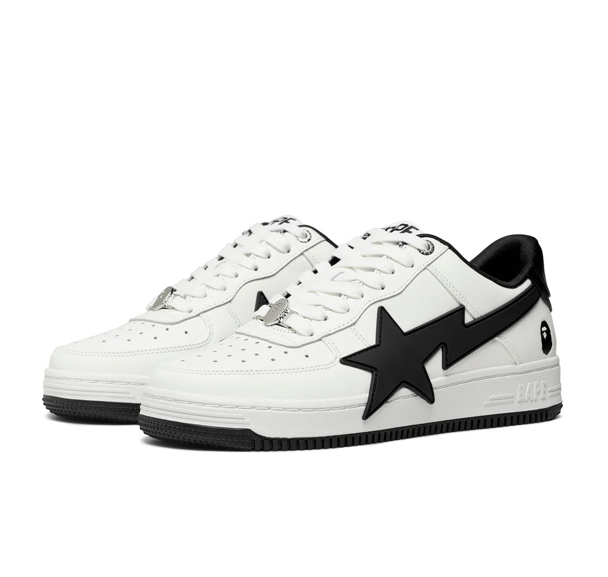 A Bathing Ape Bape Sta OS #2 White Black