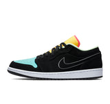 Air Jordan 1 Low "Black Aurora Green Laser Orange"