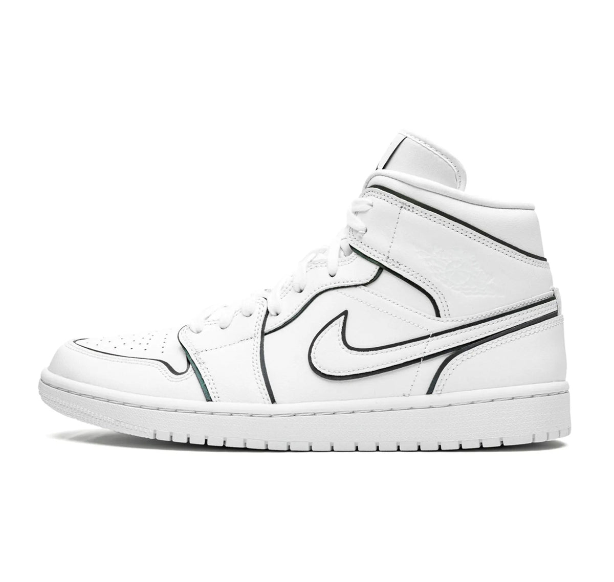 Jordan 1 Mid "Iridescent Reflective White"