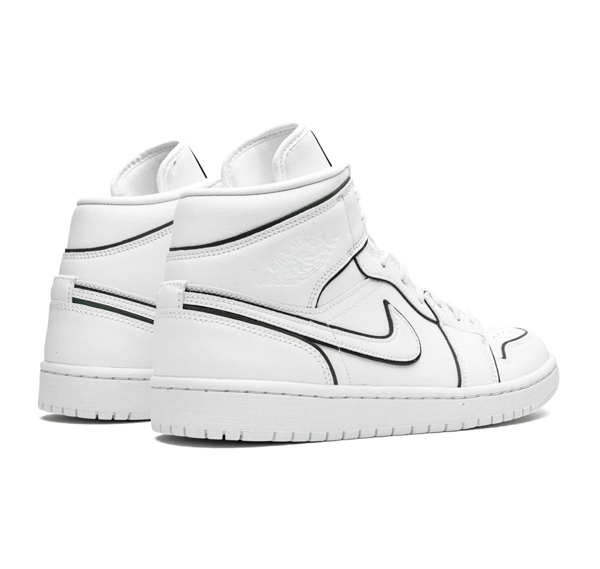 Jordan 1 Mid "Iridescent Reflective White"