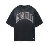 AMIRI Vintage Oversized Tee Cranberry Black