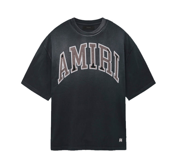 AMIRI Vintage Oversized Tee Cranberry Black