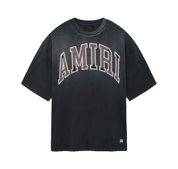AMIRI Vintage Oversized Tee Cranberry Black
