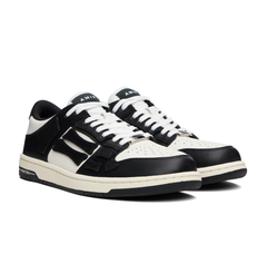 AMIRI Skel Top Low "Black Off White"
