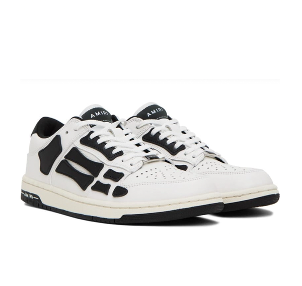 AMIRI Skel Top Low "White Black White" - vista alterna